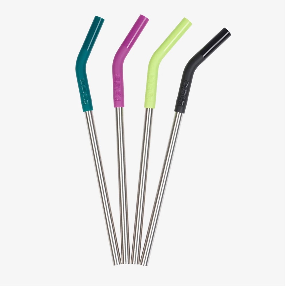 Klean Kanteen 8mm Straw 4-Pack Multicolor